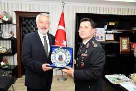 Jandarma Komutanı Özdurhan’dan Başkan Başdeğirmen’e ziyaret
