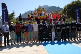Eğirdir Triatlonu Türkiye Kupası final yarışları sona erdi